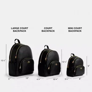 Coach | Bags | Court Backpack With Signature Canvas And  display picture 3